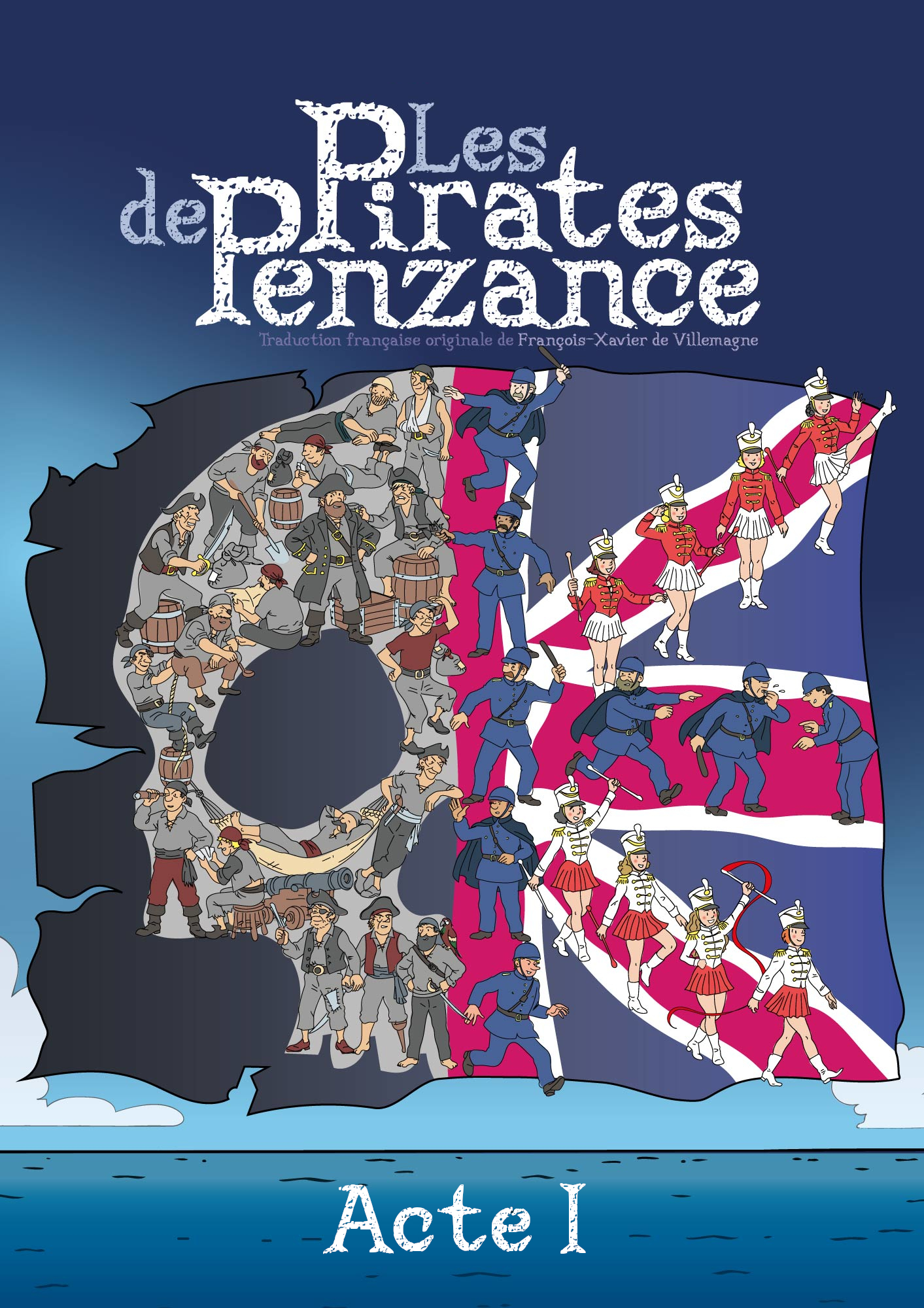 Les Pirates de Penzance - partition de l'acte I en français